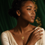 14k Love Symbol Charm - Model Shot
