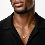 14k Artist Palette Charm - Model Shot