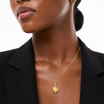 14k Polished Open-Backed Football Helmet Charm - Model Shot