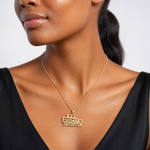 14k FIREMAN'S DAUGHTER Charm - Model Shot