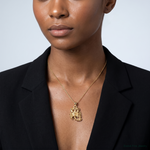 14k 3-D Scorpio Zodiac Charm - Model Shot