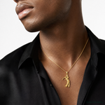 14k 3-D Golfer in Swing Charm - Model Shot