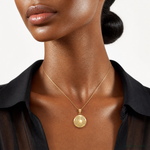 14K Soccer Ball Pendant - Model Shot