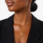 14K Star of David Pendant - Model Shot