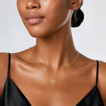 14k 50 in Heart Charm - Model Shot