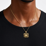 14K 100% CANCER Zodiac Charm - Model Shot
