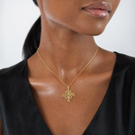 14K 100% SCORPIO Zodiac Charm - Model Shot