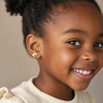 14k Madi K Horse Head Earrings - Model Shot