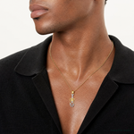 14K with White Rhodium Lobster Charm - Model Shot