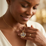14k Two-tone w/White Rhodium 