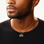 14k HAWAII NO KA OI Charm - Model Shot