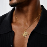 14K I HEART TENNIS Charm - Model Shot