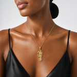 14K Triple Turtle Flip-Flop Charm - Model Shot