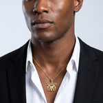 14K ARIES Zodiac Charm - Model Shot