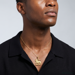 14K LEO Zodiac Charm - Model Shot