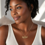 14k FIREFIGHTER'S MOM Charm - Model Shot