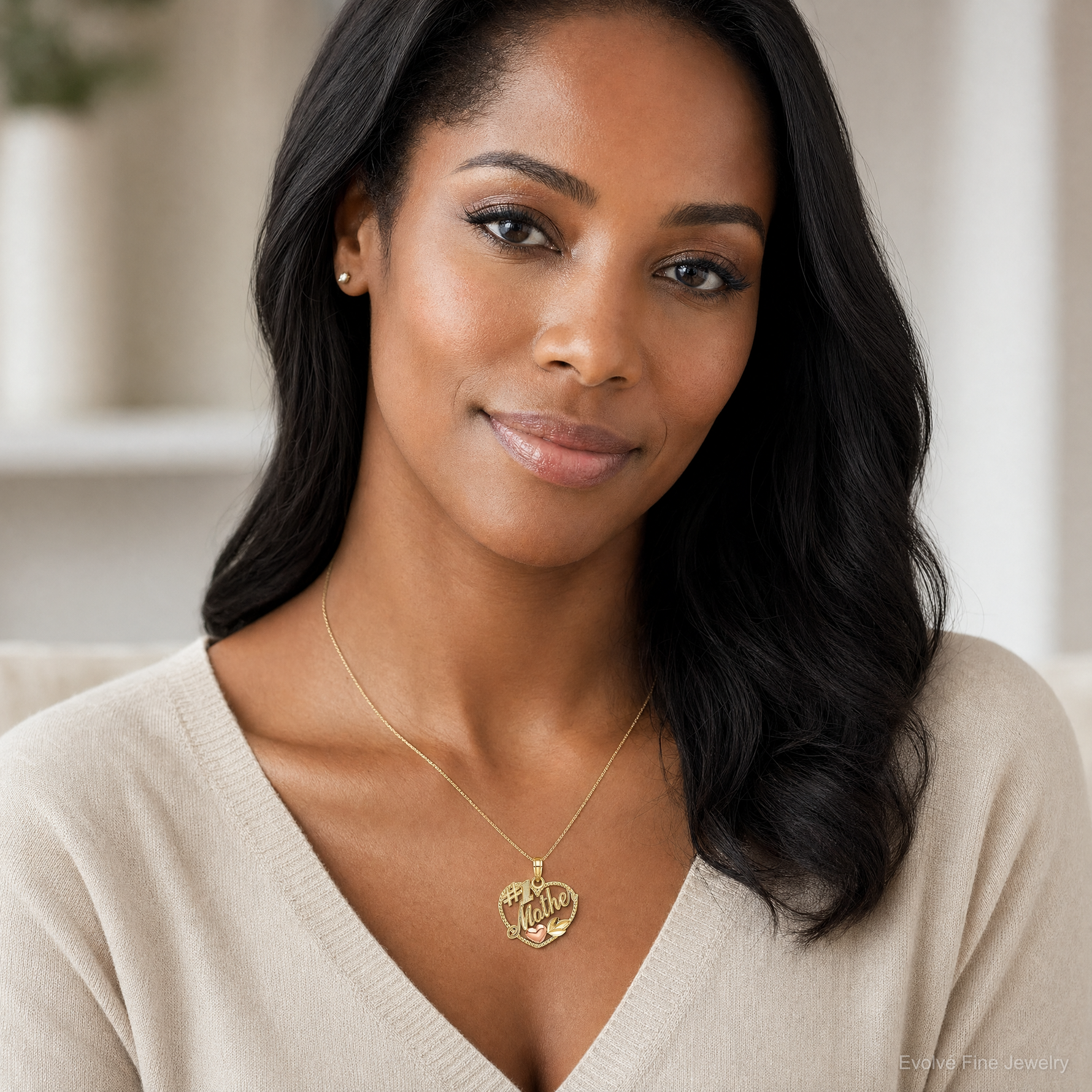 14k Two-Tone Heart w/ 
