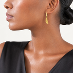 Leslie's 14k Polished Threader Earrings - Model Shot