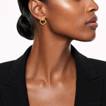 Leslie's 14K Polished Dangle Post Earrings - Model Shot