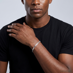 Sterling Silver 4.5mm Flat Anchor Chain - Model Shot