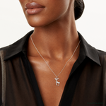 Sterling Silver Deer Charm - Model Shot