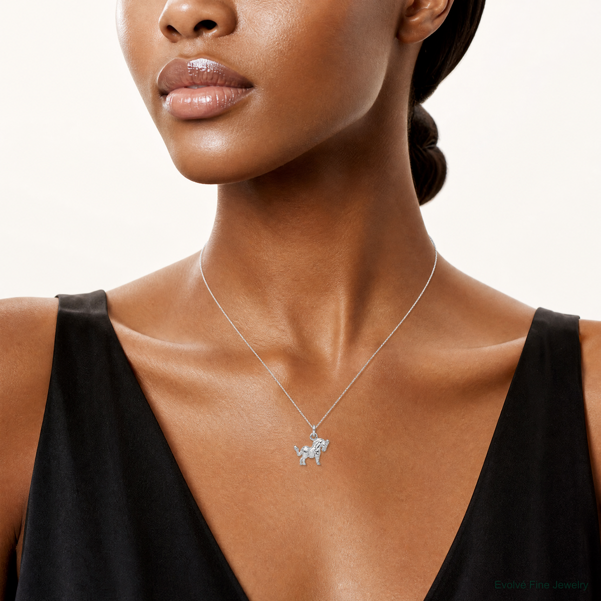 Sterling Silver Horse Charm - Model Shot