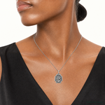 Sterling Silver Antiqued Ecce Homo Charm - Model Shot