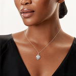 Sterling Silver Heart Charm - Model Shot