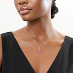 Sterling Silver Enameled Charm - Model Shot