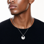 Sterling Silver Polished Pendant - Model Shot