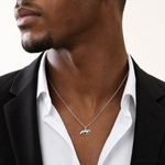 Sterling Silver Panther Charm - Model Shot