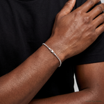 Sterling Silver 3.5mm Rolo Chain - Model Shot