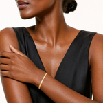 14k 2.5mm Silky Herringbone Chain - Model Shot