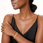 14k 4mm Silky Herringbone Chain - Model Shot