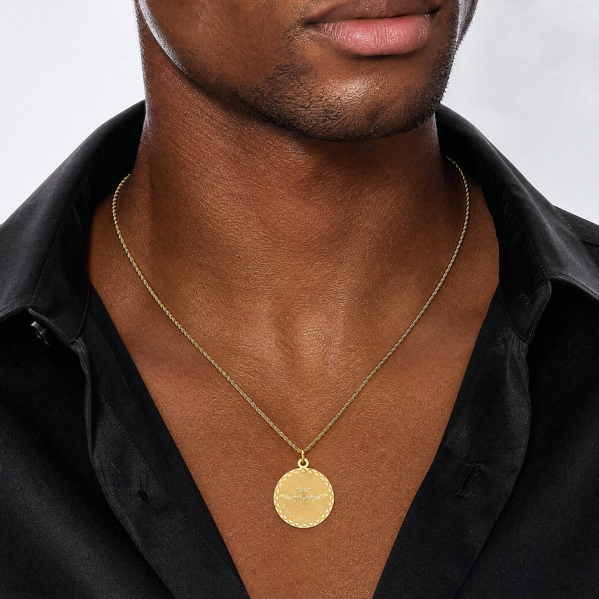 14k My Confirmation Pendant - Model Shot