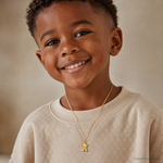 14k Mini Boy Joy Charm - Model Shot