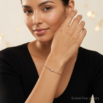 14k Rose Gold 1.50mm D/C Rope with Lobster Clasp Chain - Model Shot