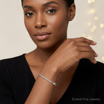 14k White Gold 2mm D/C Rope with Lobster Clasp Chain - Model Shot
