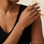 14k 2.25mm D/C Rope with Lobster Clasp Chain - Model Shot