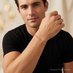 14k Rose Gold 2.75mm Diamond-cut Rope with Lobster Clasp Chain - Model Shot