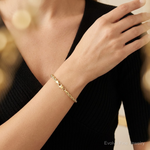 14k 3.5mm D/C Rope with Lobster Clasp Chain - Model Shot