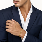 10k 6.75mm Semi-Solid Miami Cuban Chain - Model Shot