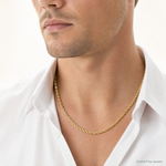10k 4.75mm Semi-Solid Rope Chain - Model Shot