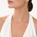 10k 1.5mm Box Chain - Model Shot