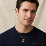 10K I LOVE YOU Charm - Model Shot