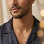 10K LIVE LOVE LAUGH Charm Holder - Model Shot