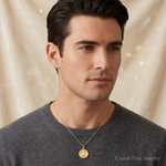 10K St. Jude Medal - Model Shot