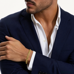 10K 8.0mm Solid Miami Cuban Chain - Model Shot