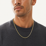 10k 4mm Semi-solid D/C Rope Chain - Model Shot
