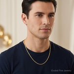 10k 1.8mm Extra-Light D/C Rope Chain - Model Shot
